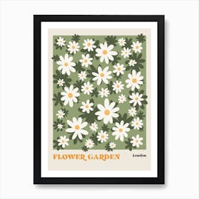 Flower Garden London Art Print