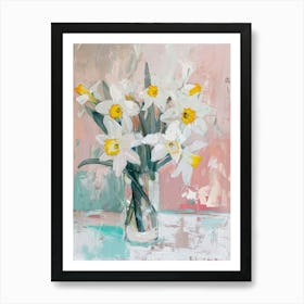 A World Of Flowers Daffodil 1 Painting Art Print