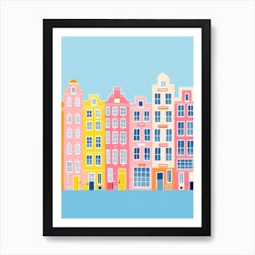 Amsterdam Colourful View 3 Art Print