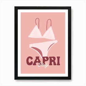 Capri Italy Art Print