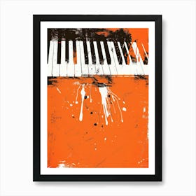 Piano Keys 4 Art Print