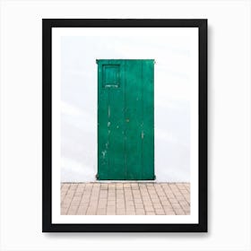 Green Door // Ibiza Travel Photography Art Print