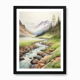 Mountain Stream.7 Art Print