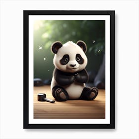 Panda Bear 3 1 Art Print