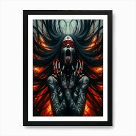 Demon Woman Art Print