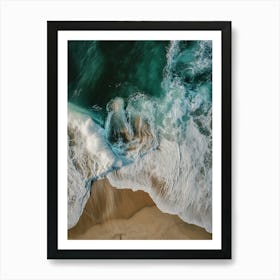 Aerial View Of The Ocean 8 Art Print