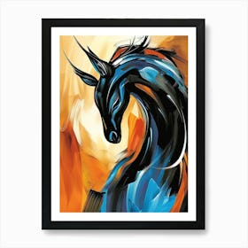 Horse Painting 3 Art Print