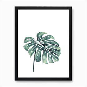 Monstera Leaf 2 Art Print