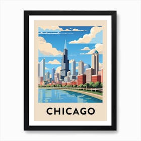 Chicago Travel Poster 15 Art Print