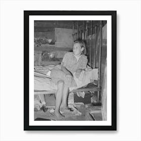 Daughter Of Family Living In Mays Avenue Camp,Oklahoma City, Oklahoma, This Family Had Been Farmers In Oklahoma Art Print
