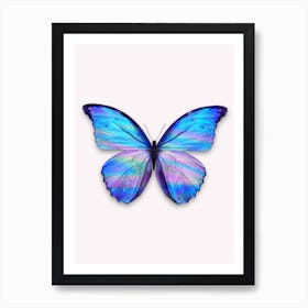 Holographic Butterfly Art Print