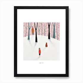 The Seasons Illustration Winter 2 Art Print