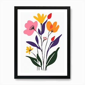 Flowers In A Vase 19 Art Print