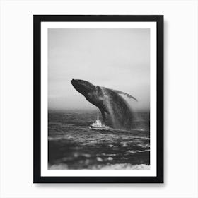 The Monsters At Sea Art Print