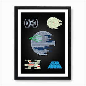 Star Wars 8 Art Print