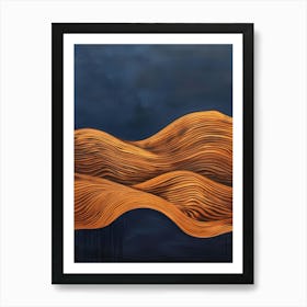 Waves 1 Art Print