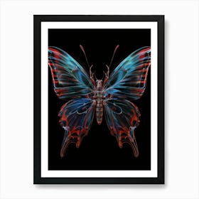 Blue Butterfly 9 Art Print