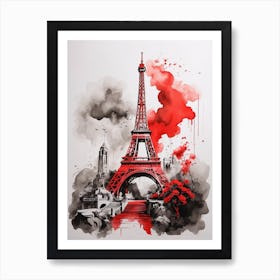 Paris Eiffel Tower 2 Art Print