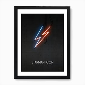 Starman Icon Art Print