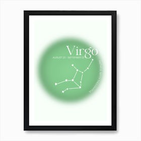 Virgo - Starsign Art Print