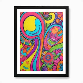 Psychedelic Painting ~ Reimagined 5 Art Print