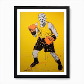 Boxing Pop Art 1 Art Print