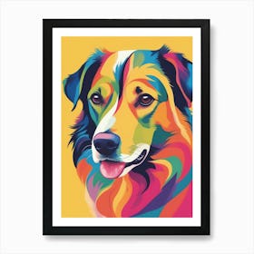 Rainbow Dog 1 Art Print