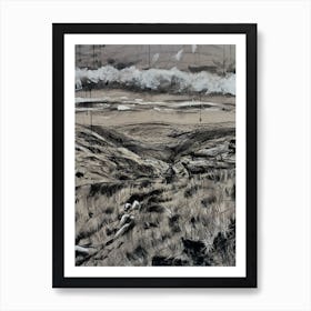 Moving through the Peak District Art Print