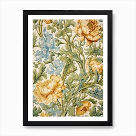 Floral Wallpaper 46 Art Print