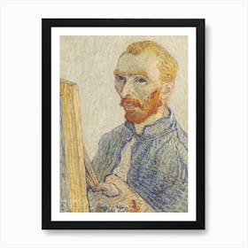 Portrait Of Vincent Van Gogh, Vincent Van Gogh Art Print