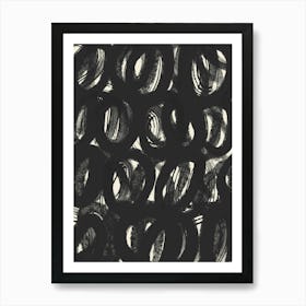 Circles minimalist Art Print