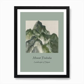 Landscapes Of Japan Mount Tsukuba 50 Art Print