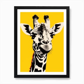 Giraffe Canvas Print Art Print