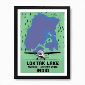 Loktak Lake India Art Print