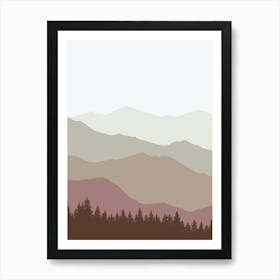 Smoky Mountains Art Print