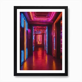 Neon Lights 0 (1) Art Print