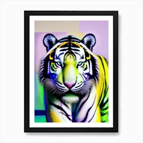 Colorful Tiger Art Print