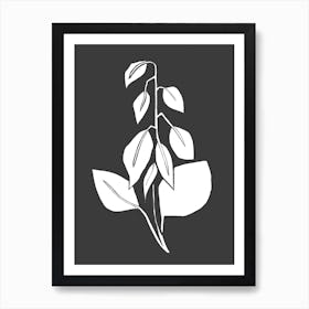 Nine Leaves Art Print