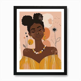 Afro-American Woman 43 Art Print