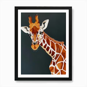 Giraffe Canvas Art 5 Art Print