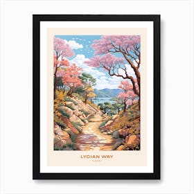 Lycian Way Turkey 2 Hike Poster Art Print