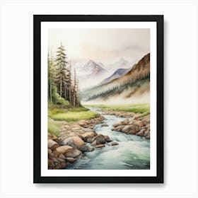 Mountain Stream.16 Art Print