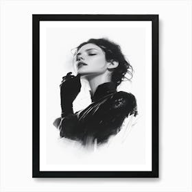 Black And White Painting 6 Art Print