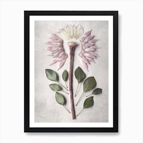 Pale Proteas 4 Art Print