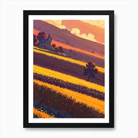 Landscape Painting 33 Art Print