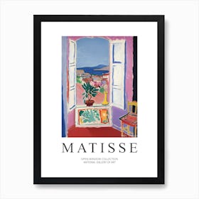 Henri Matisse Inspired Open Window Collection Living Room Art print