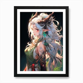 Elven Girl Art Print