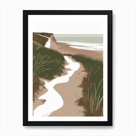 Path To The Sea 10 Art Print