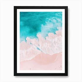 Pink Sand Beach Art Print