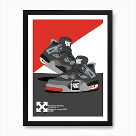 Sneakers LA Art Print